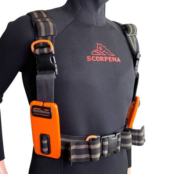 Система грузовая Scorpena модульная полумягкая на эластичных ремнях 4 кг
