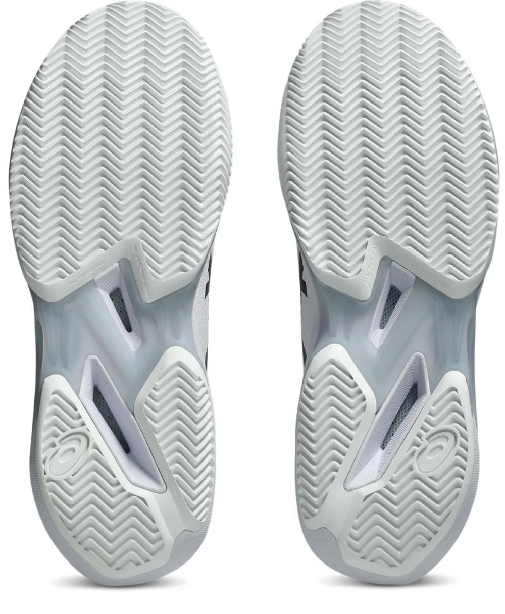 Мужские кроссовки теннисные Asics Solution Speed FF 4 Clay - white/black