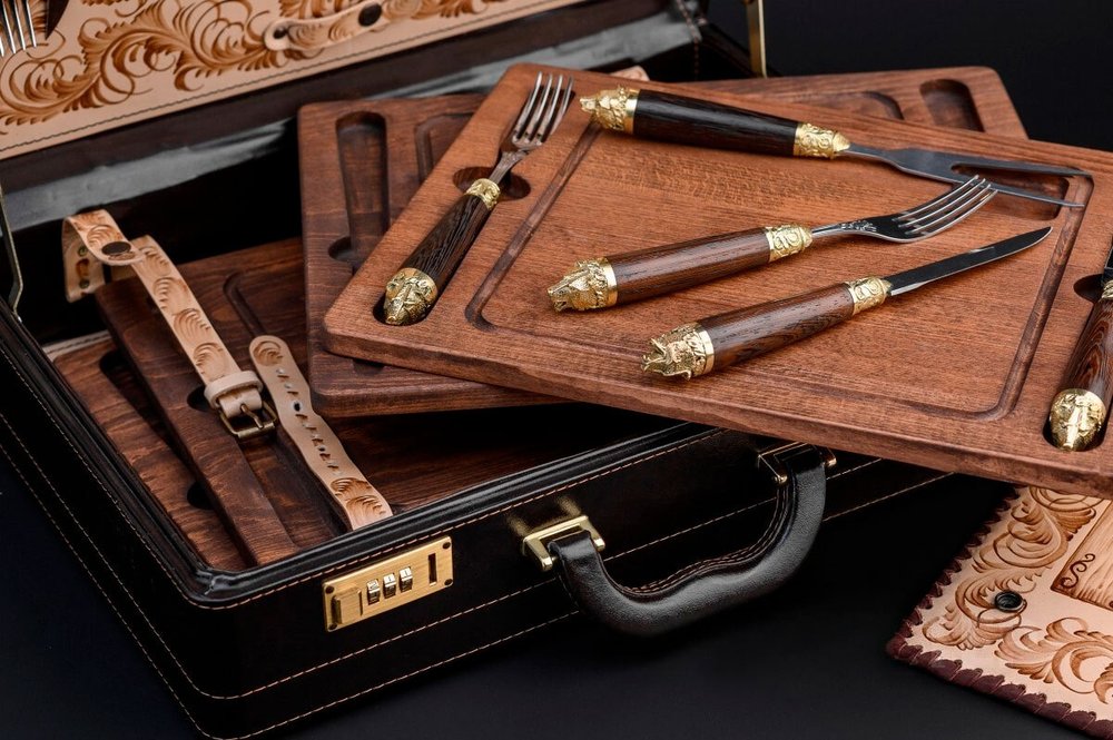 Набор для стейков "№4" на 4 персоны