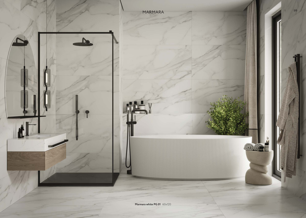 Marmara white PG 01 600х1200 (1-й сорт)