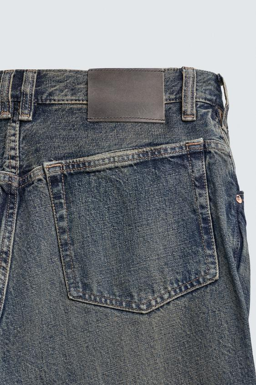 ZARA ДЖИНСЫ RELAXED FIT, ЧЕРНИЛЬНО-СИНИЙ