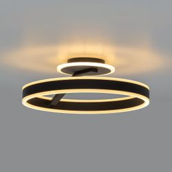 Citilux Дуэт CL719741 LED Люстра с пультом Чёрная