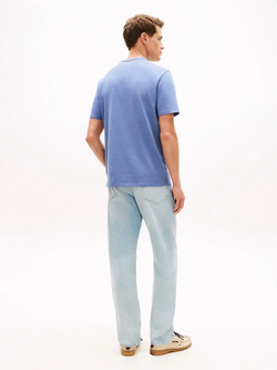 Футболка Tommy Hilfiger Laurel Leaf Logo Garment-Dyed Faded Indigo