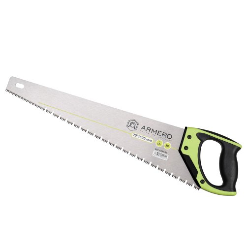 Ножовка ARMERO по дереву 500мм, крупный зуб     A531/501