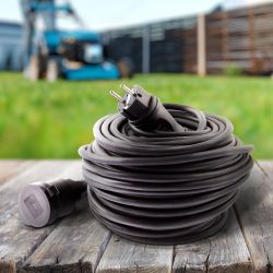 Удлинитель силовой ЭРА UPx-1e-3x2,5-50m-IP44(KG) в бухте с заземлением 1 розетка 50 м КГ 3х2,5мм2