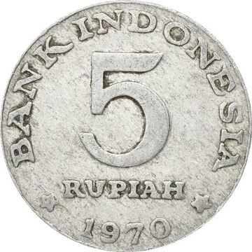 5 рупий 1970 Индонезия