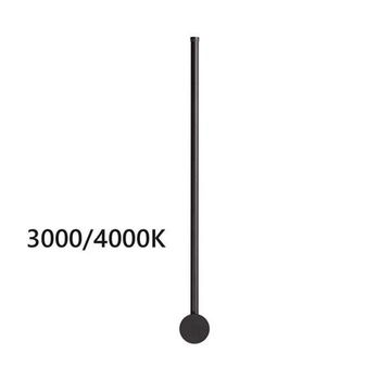 4335/12WLP HIGHTECH ODL22 299 чёрный Настенный светильник IP20 LED 12W 525Лм3000K/4000K (перекл. ч/з тумблер на драйвере) FILLINI