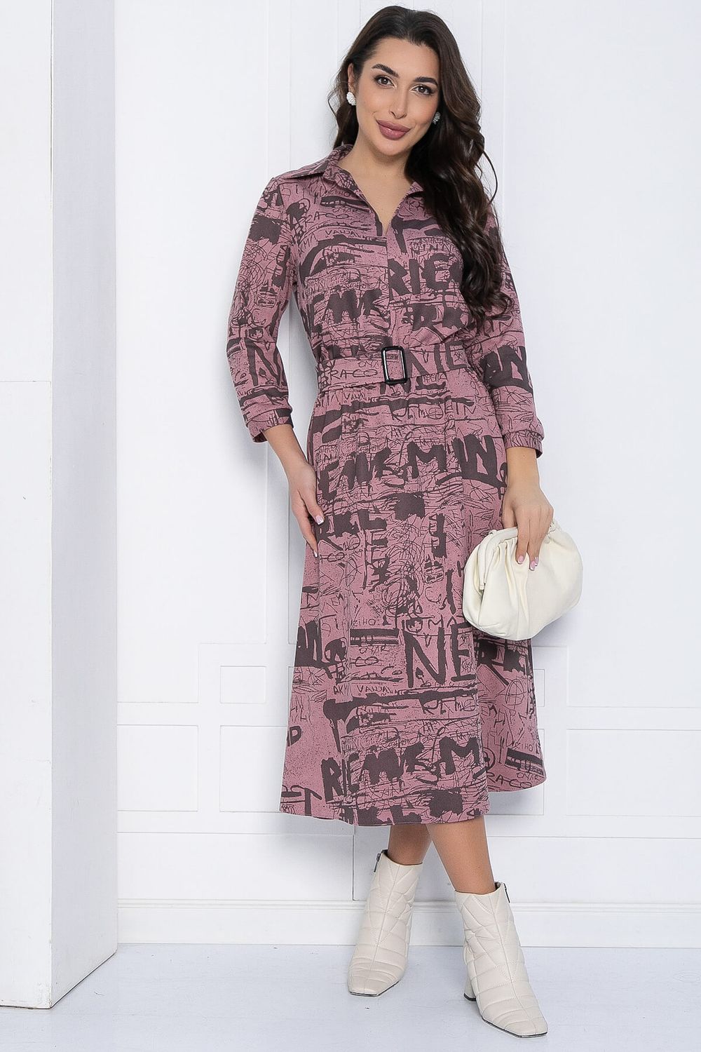 Платье Франческа (пыльно-розовое) П12583-18 LT Collection