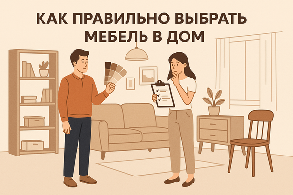 Как правильно выбрать мебель в дом