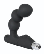 Стимулятор простаты с вибрацией Rebel Bead-shaped Prostate Stimulator (Цвет: черный)