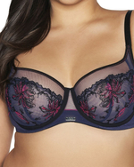 Бюстгальтер с мягкой +size чашкой Mistral (Размер: 75L) (Цвет: темно-синий)