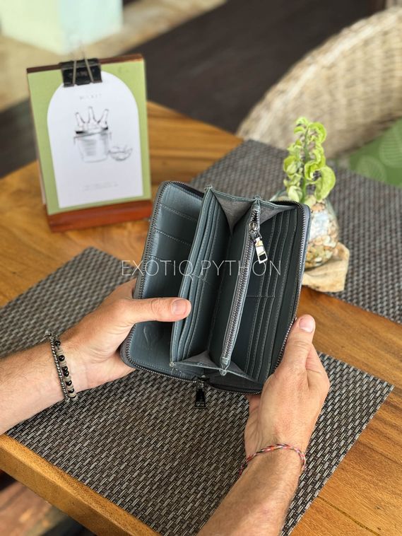Мужское портмоне из кожи крокодила WA-230