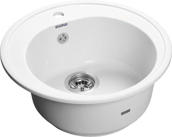 Мойка врезная круглая  Рондо Эко-М D510 песочный без сифона