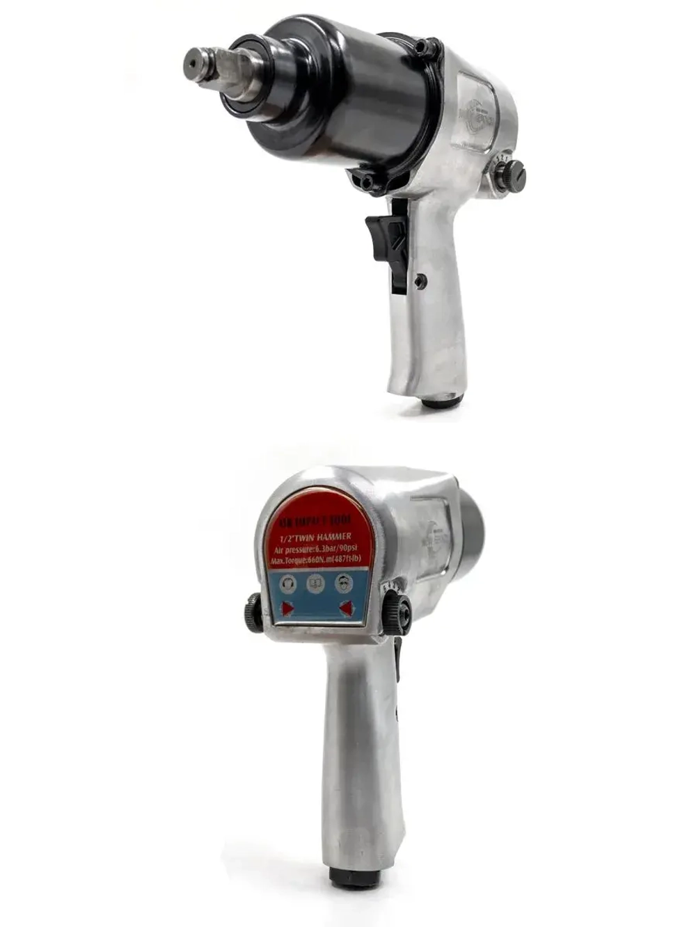 Гайковерт пневматический NEW EPOCH 1/2", 660 Н·м, комплект 10 предметов