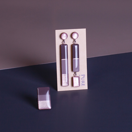 Комплект Украшений - Вертикаль - Мокко