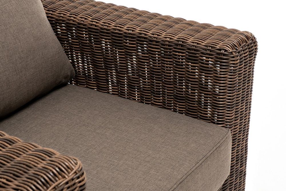 "Боно" лаунж-зона из искусственного ротанга, цвет коричневый