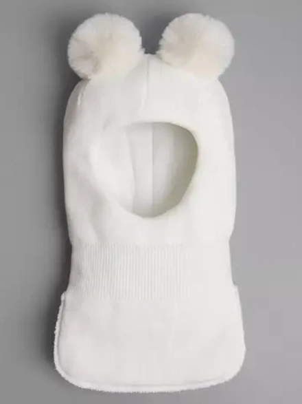 Шапка шлем детская зимняя вязаная