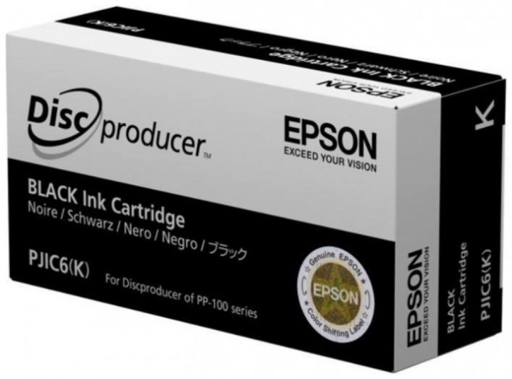 Картриджи Epson Discproducer Ink PJIC7(K) черный Картриджи Epson Discproducer Ink PJIC7(K) черный