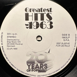 Сборник Greatest Hits Of 1963 2LP (Дания 1990г.)
