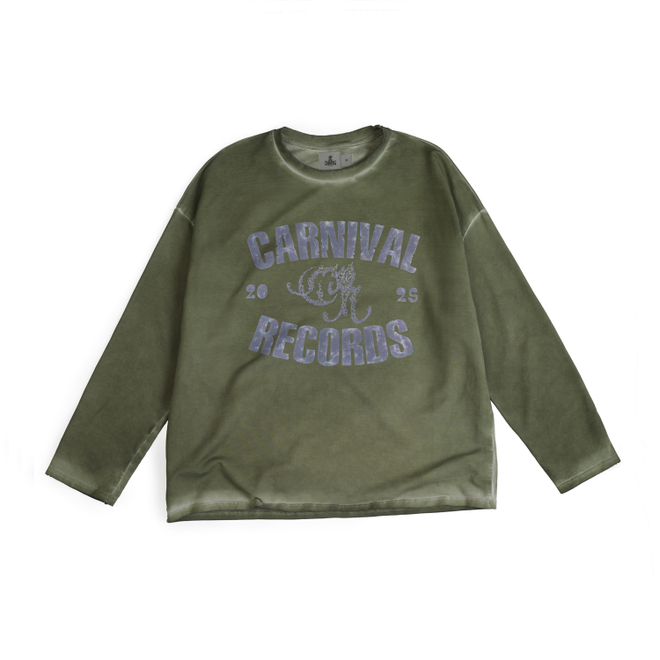 CARNIVAL RECORDS WASHED KHAKI L.