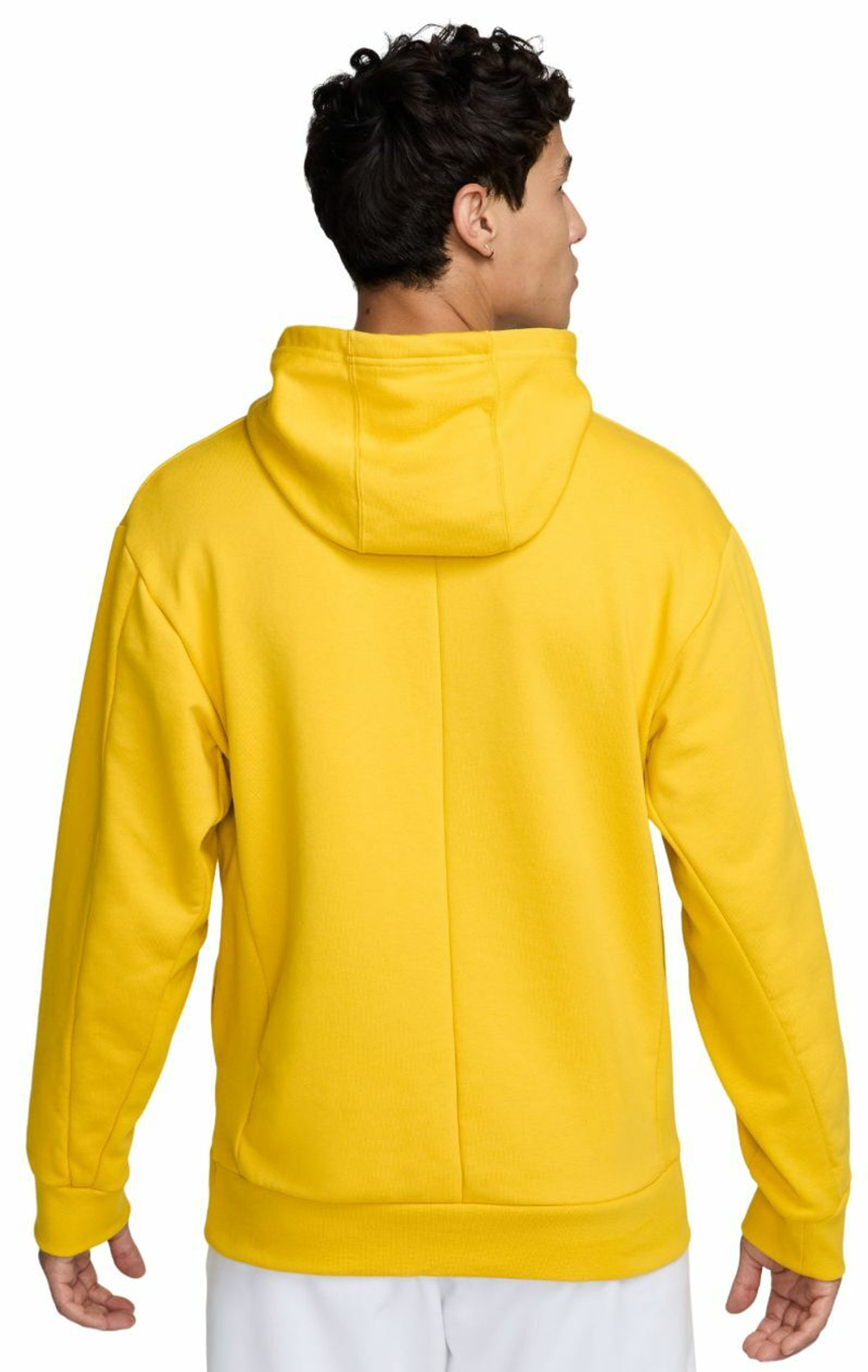 Мужская теннисная кофта Nike Court Fleece Tennis Hoodie - желтый