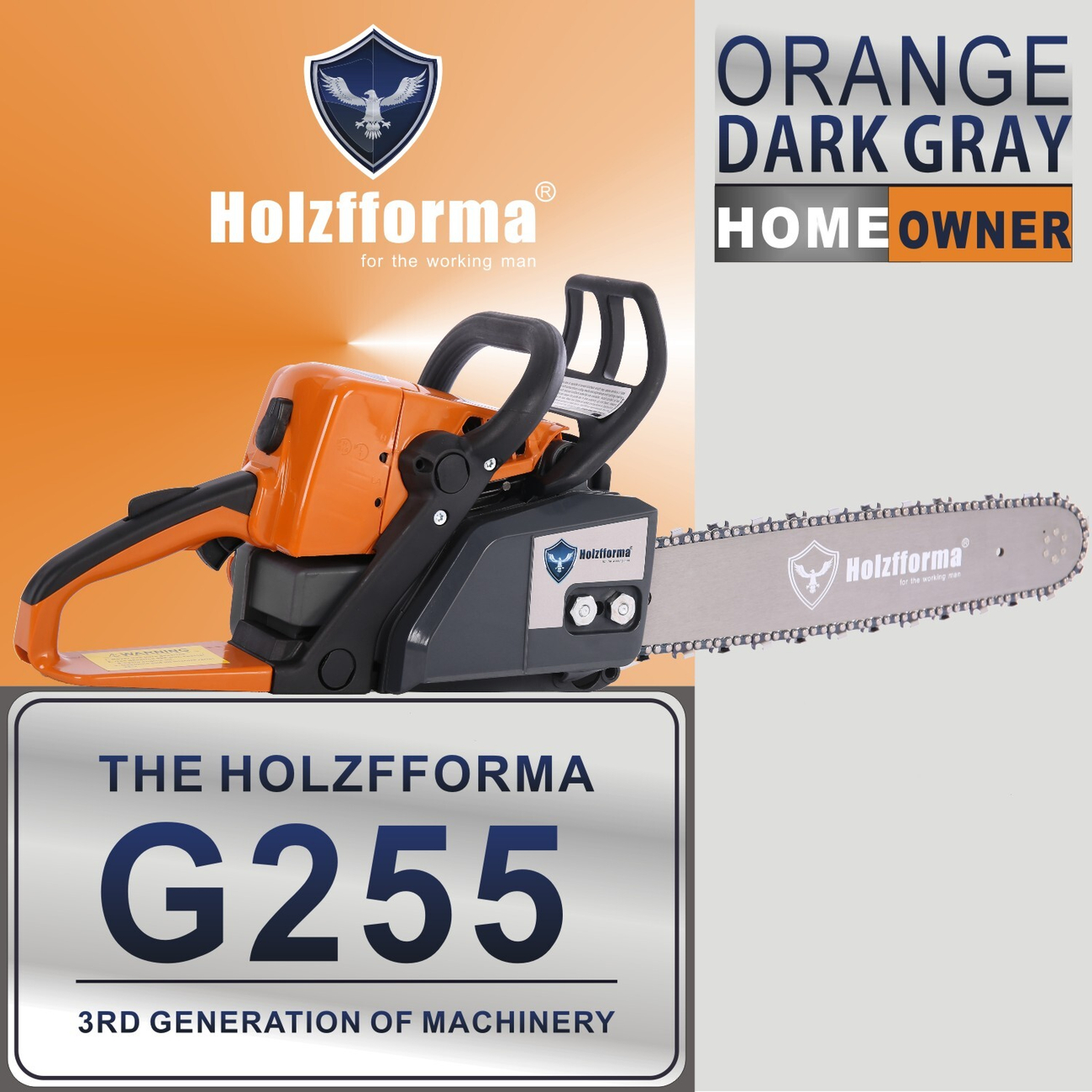 Holzfforma G255 – мощная и надежная бензопила: характеристики, советы и рекомендации