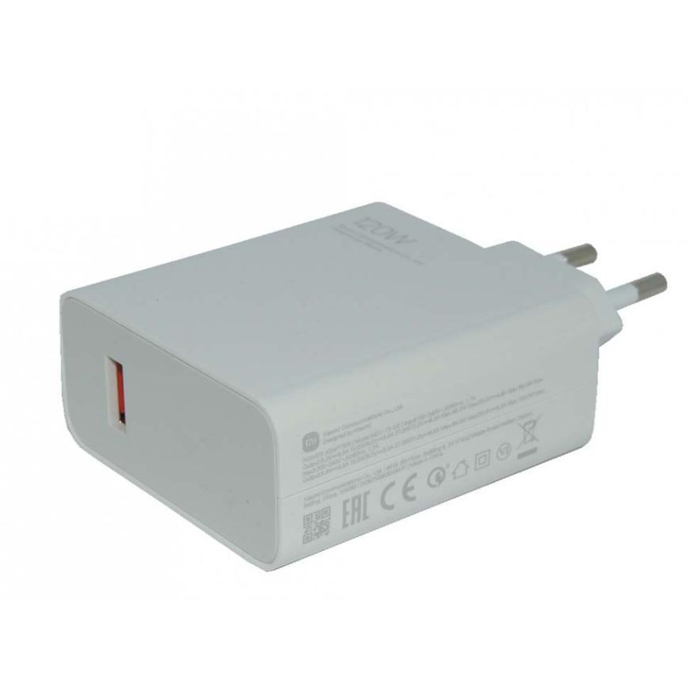 Сетевое зарядное устройство Xiaomi Charging Combo мощностью 120 Вт (USB-A) и кабель USB-C — USB-A (версия Global)