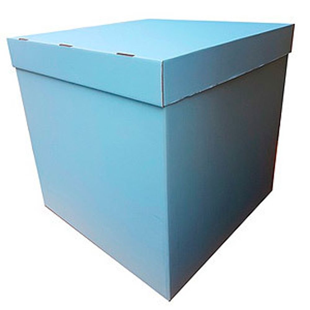 Коробка для шаров (голубой). 70см.*70см.*70см.