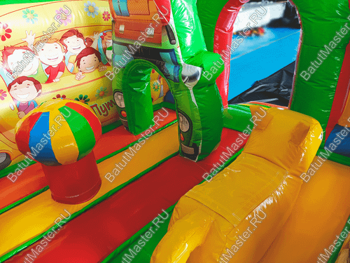 Коммерческий надувной батут "Сафари-экскурсия" 3.5*3.5*2,8 м