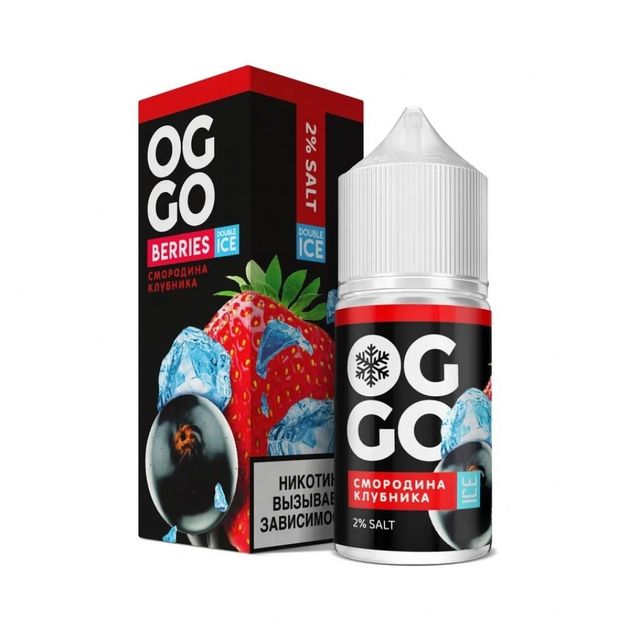 OGGO Berries Double Ice salt 30 мл - Смородина-Клубника (20 мг)