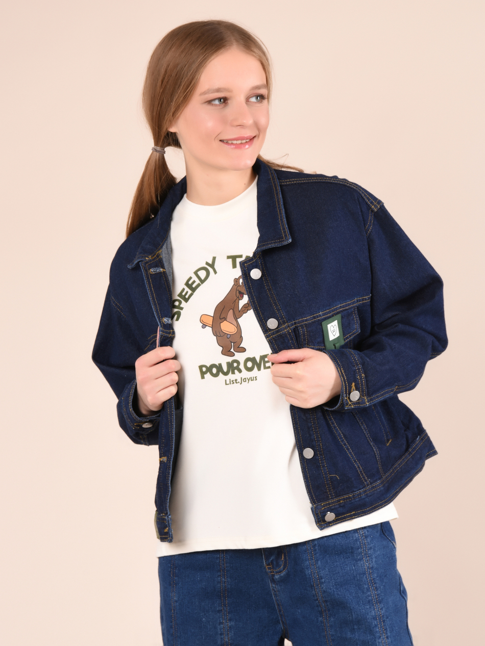 Куртка женская джинсовая