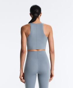 Oysho Топ Compressive, серо-синий