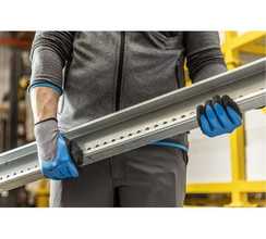 Перчатки рабочие с покрытием из вспененного нитрила 3/4 FILS Högert, арт. HT5K764