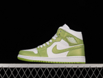 Купить кроссовки Nike Air Jordan 1 Mid Green Python в баскетбольном магазине futbasket.ru