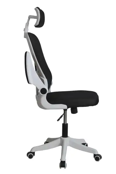 Кресло офисное Gramber С02 Сетка черная/Ткань черная/Белый