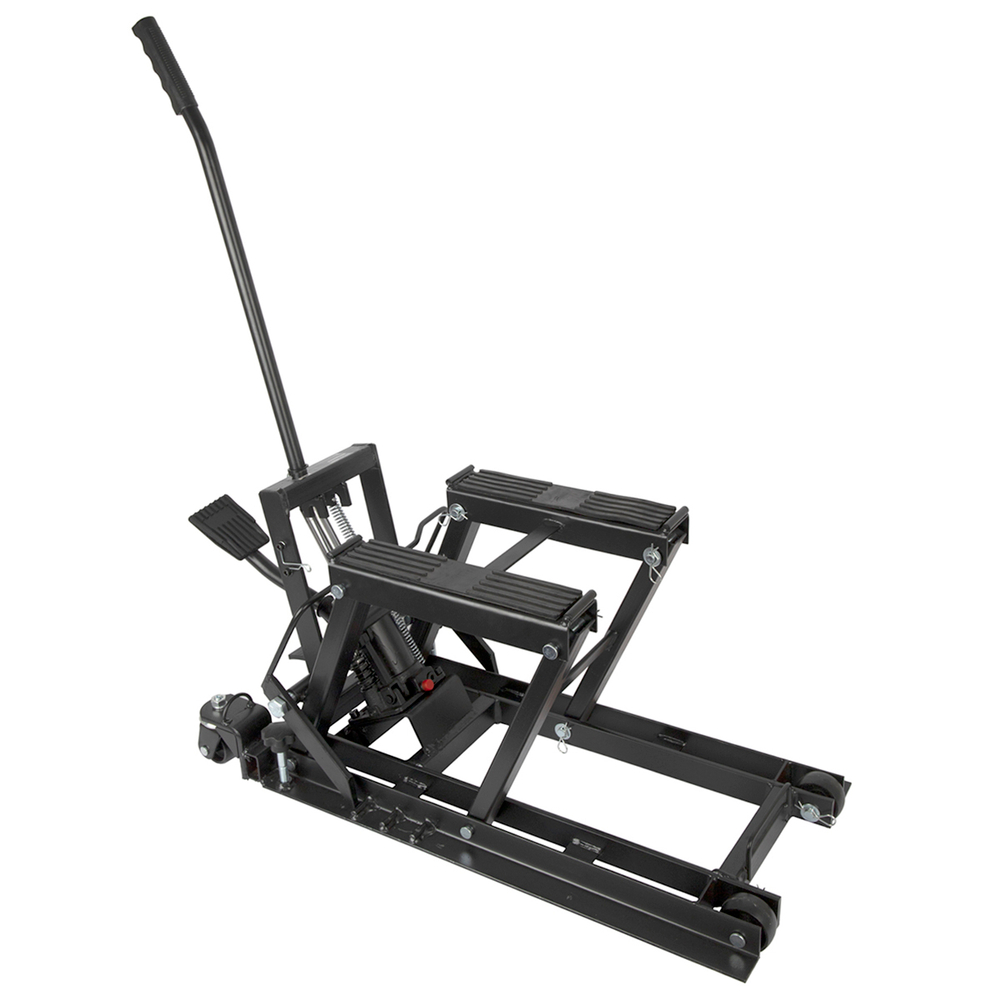 WDK-86101 Мотодомкрат подкатной гидравлический, г/п 700 кг, высота подъема 430 мм