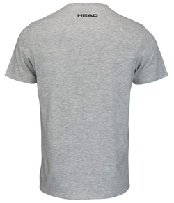 Футболка мужская теннисная Head Club Ivan T-Shirt M - grey melange
