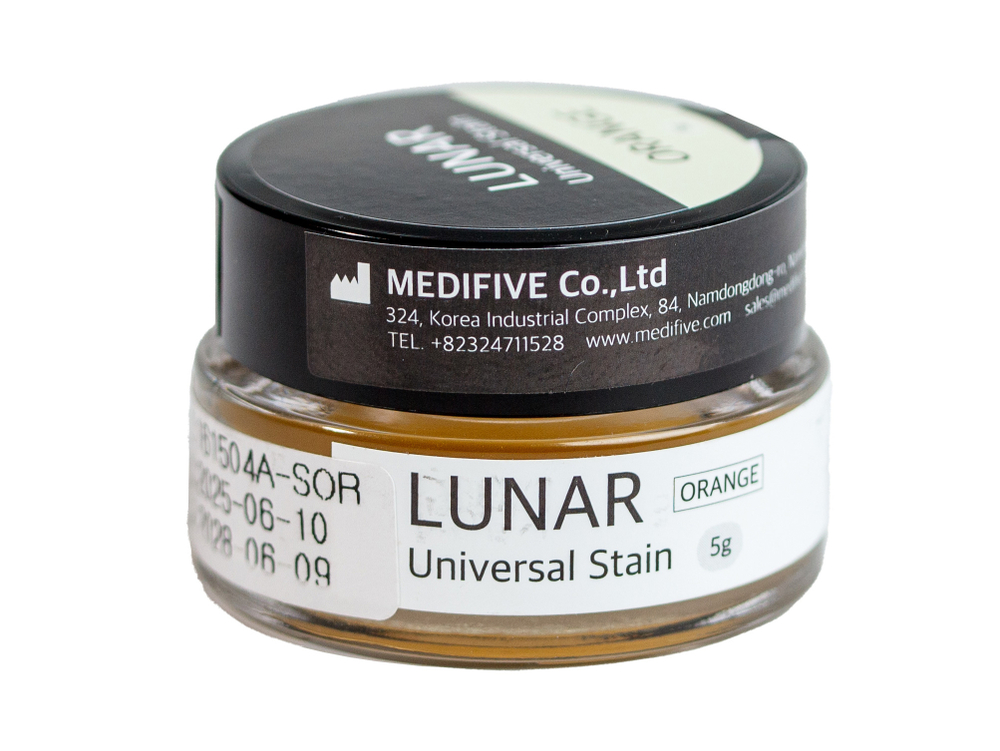 Lunar (Лунар) универсальный краситель для керамики ORANGE (5г)