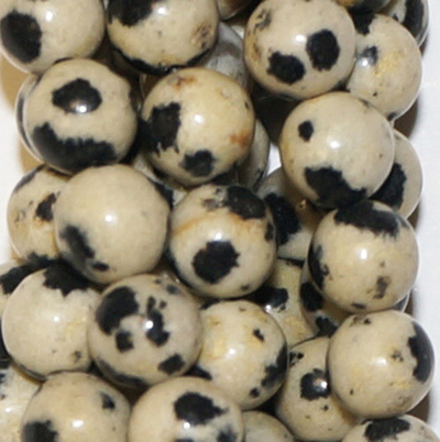 Яшма долматинская бусины 6мм 8мм 10мм