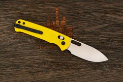 Нож складной CJRB Hectare, клинок 80мм, сталь AR-RPM9, рукоять G10 жёлтый