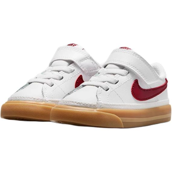 Наследие NIKE Court для маленьких белых/Республиканских женщин/Совместно-красных детей