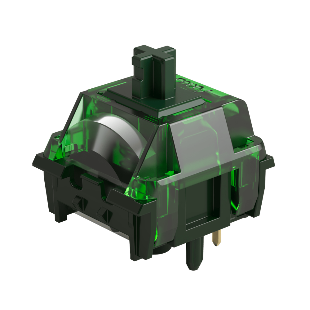 AKKO Akko CS Switch, Green Fog – 5pin(45pcs) Lubed with LED Condenser