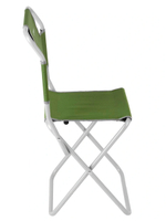 Стул туристический со спинкой Nisus СР-400.19с (ст.труба д19) Green (T-N-TC-400.19s-G)