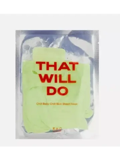 Тканевая маска chill baby chill skin sheet mask RAD
