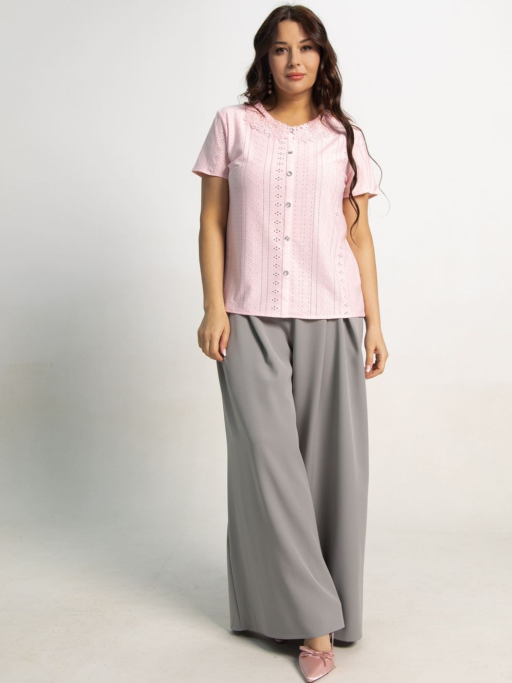 Блуза Петуния (нежно-розовая) Б15946-20М LT Collection