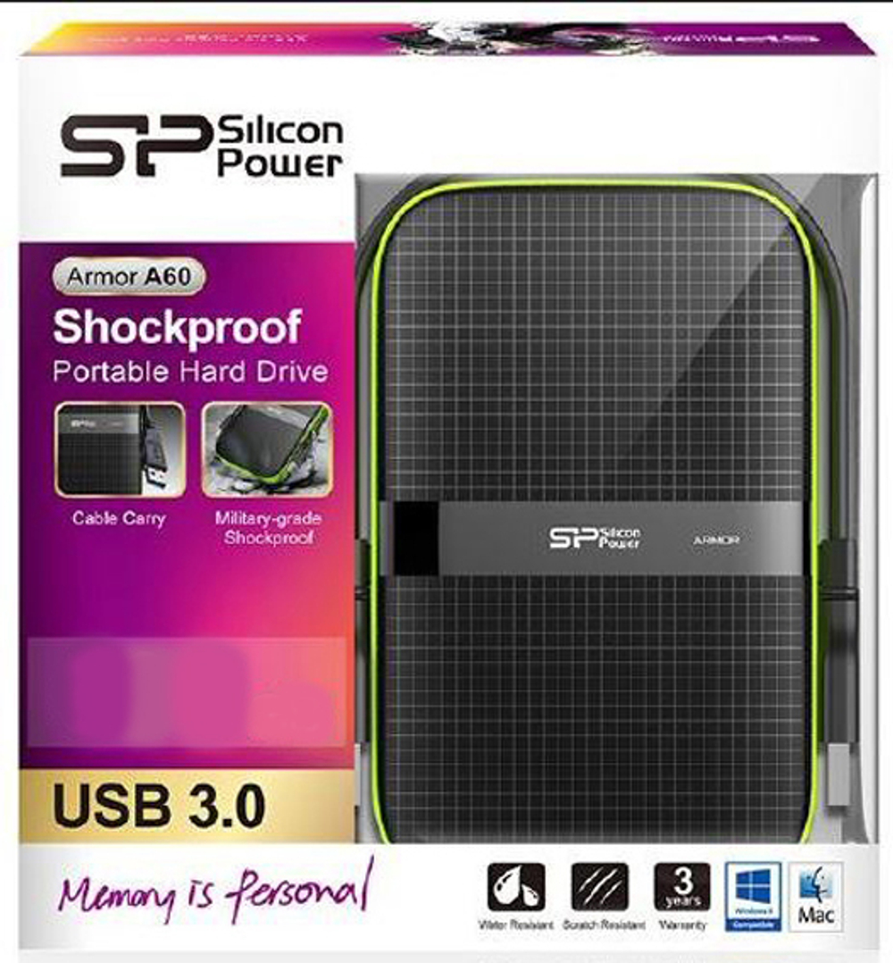 Внешний диск HDD 2.5'' Silicon Power SP040TBPHDA60S3K