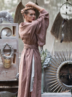 Кимоно в японском стиле (пыльная роза)