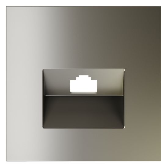 Накладка для розетки компьютерной RJ45 кат.6, S70 (шелк)