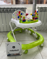 Ходунки "ABC C" 8 силиконовых колес, муз. (INDIGO) (зеленый)