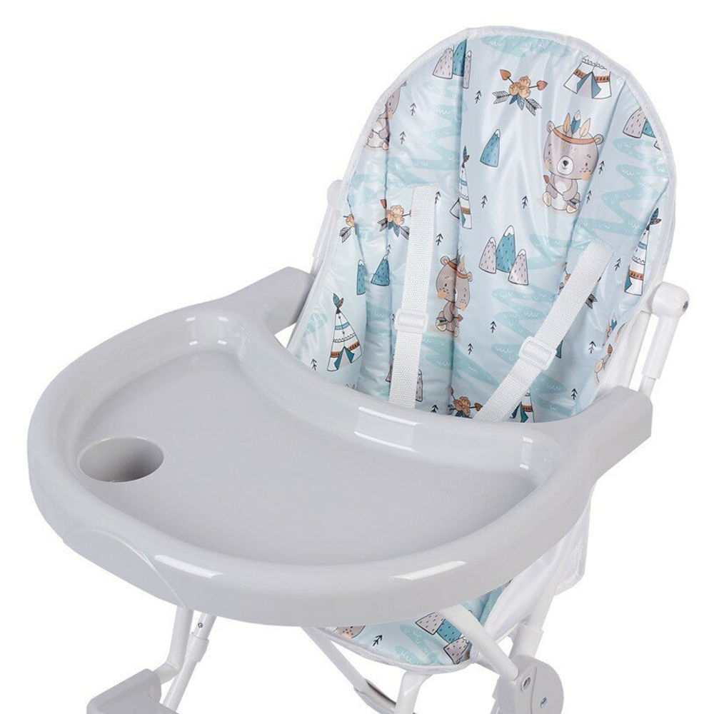 Стульчик для кормления Baby Boom Мишка с перьями 0002483-03, складной